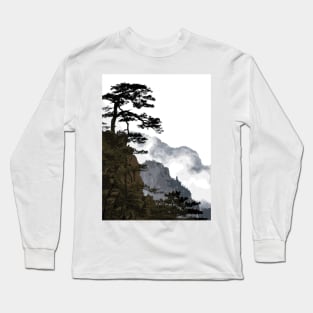 Japanese Fog - Landscape Long Sleeve T-Shirt